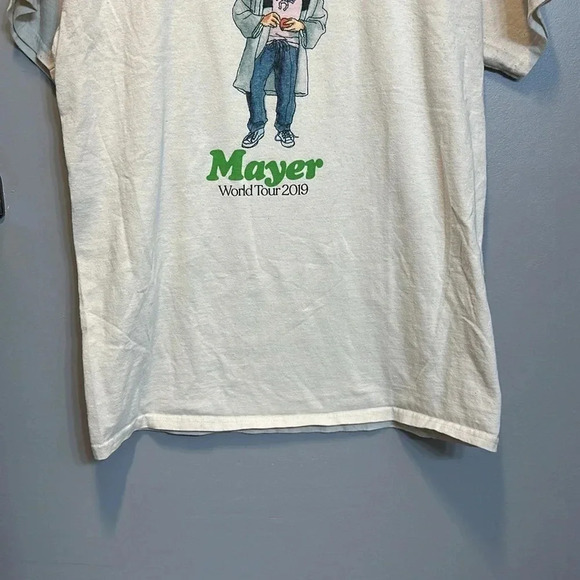 2019 john mayer world tour merch concert t-shirt unisex MED short sleeve - Picture 6 of 9